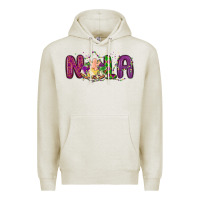 Oatmeal Heather nola cake mardi gras Premium Hoodie - MaliasSmallBusiness