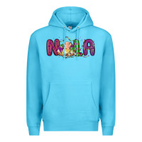 Ocean Blue nola cake mardi gras Premium Hoodie - MaliasSmallBusiness