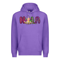 Purple nola cake mardi gras Premium Hoodie - MaliasSmallBusiness