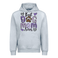 Heather Grey best dog mom ever Urban Hoodie - MaliasSmallBusiness