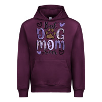 Mauve Wine best dog mom ever Urban Hoodie - MaliasSmallBusiness