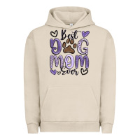 Pigment French Oak best dog mom ever Urban Hoodie - MaliasSmallBusiness