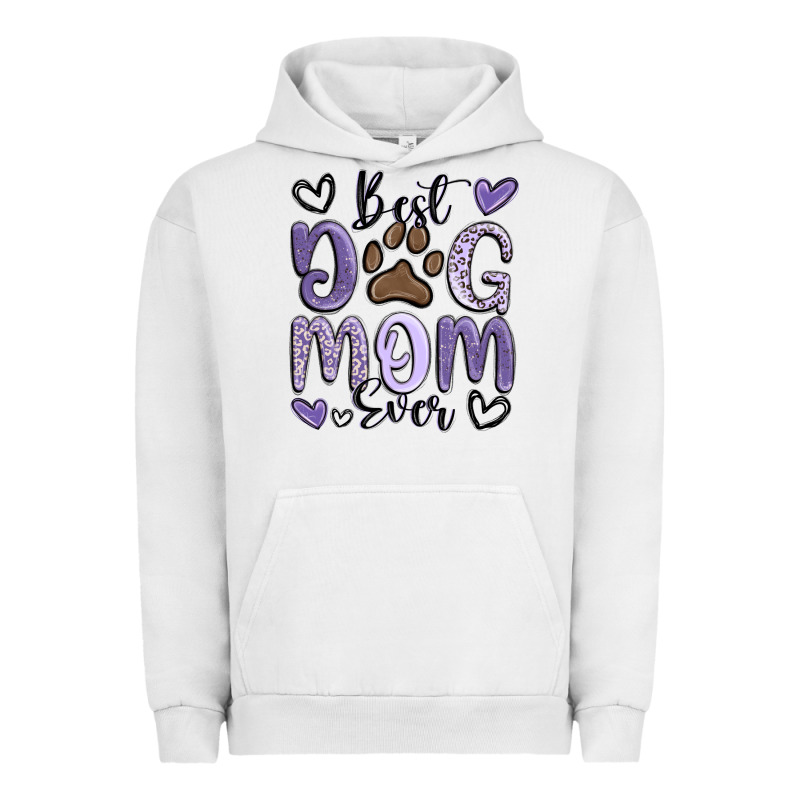 Best Dog Mom Ever Urban Hoodie by MaliasSmallBusiness | Teevron