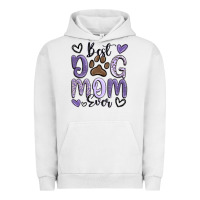 Pigment Lunar Rock best dog mom ever Urban Hoodie - MaliasSmallBusiness