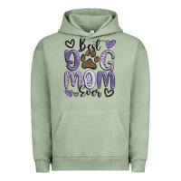 Pigment Oil Green best dog mom ever Urban Hoodie - MaliasSmallBusiness