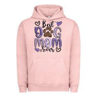 Pigment Salmon best dog mom ever Urban Hoodie - MaliasSmallBusiness