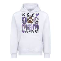 White best dog mom ever Urban Hoodie - MaliasSmallBusiness