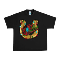 Black Christmas Horseshoe Urban Heavy Tee - RanaPortraitStore