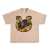 Burro Christmas Horseshoe Urban Heavy Tee - RanaPortraitStore