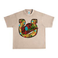 French Oak Christmas Horseshoe Urban Heavy Tee - RanaPortraitStore