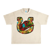Sandshell Christmas Horseshoe Urban Heavy Tee - RanaPortraitStore