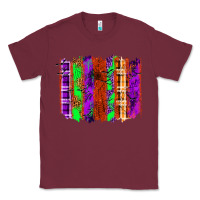 Burgundy Halloween Brushstrokes Classic Tee - texasbilliewilder