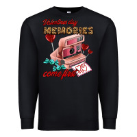Black valentines day memories come first Premium Sweatshirt - AdoDesignShop