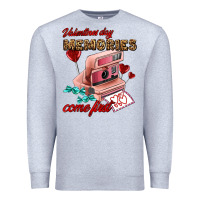 Heather Grey valentines day memories come first Premium Sweatshirt - AdoDesignShop