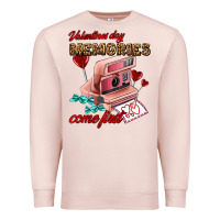 Pale Pink valentines day memories come first Premium Sweatshirt - AdoDesignShop