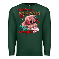 Sports Green valentines day memories come first Premium Sweatshirt - AdoDesignShop