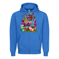 True Royal Easter gnomies truck Easter Day Zipper Hoodie - Neo Western