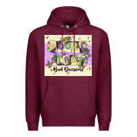 Burgundy love juneteenth Premium Hoodie - MaliasSmallBusiness