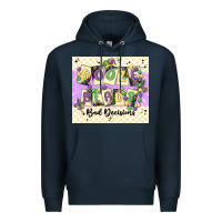 Navy love juneteenth Premium Hoodie - MaliasSmallBusiness
