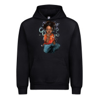 Black afro black boy Urban Hoodie - NancyCooperArtShop