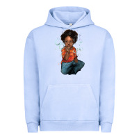Pigment Grape Ice afro black boy Urban Hoodie - NancyCooperArtShop
