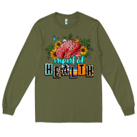 Army Green mental health Long Sleeve Tee - texasbilliewilder