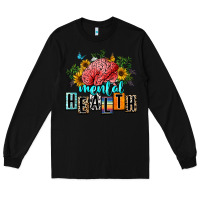 Black mental health Long Sleeve Tee - texasbilliewilder