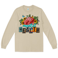 Mushroom mental health Long Sleeve Tee - texasbilliewilder
