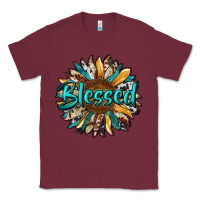 Burgundy blessed sunflower Classic Tee - RanaPortraitStore