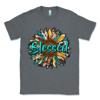 Charcoal Heather blessed sunflower Classic Tee - RanaPortraitStore