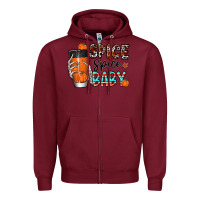 Burgundy spice spice baby Zipper Hoodie - CowhideDigitalArt