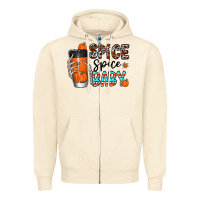 Sandshell spice spice baby Zipper Hoodie - CowhideDigitalArt