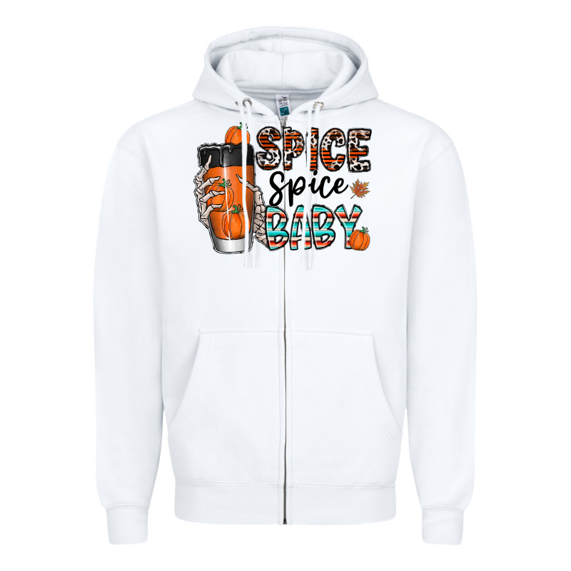 Spice Spice Baby Zipper Hoodie by CowhideDigitalArt | Teevron