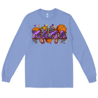 Colony Blue mama basketball Long Sleeve Tee - Zillion Design Studio