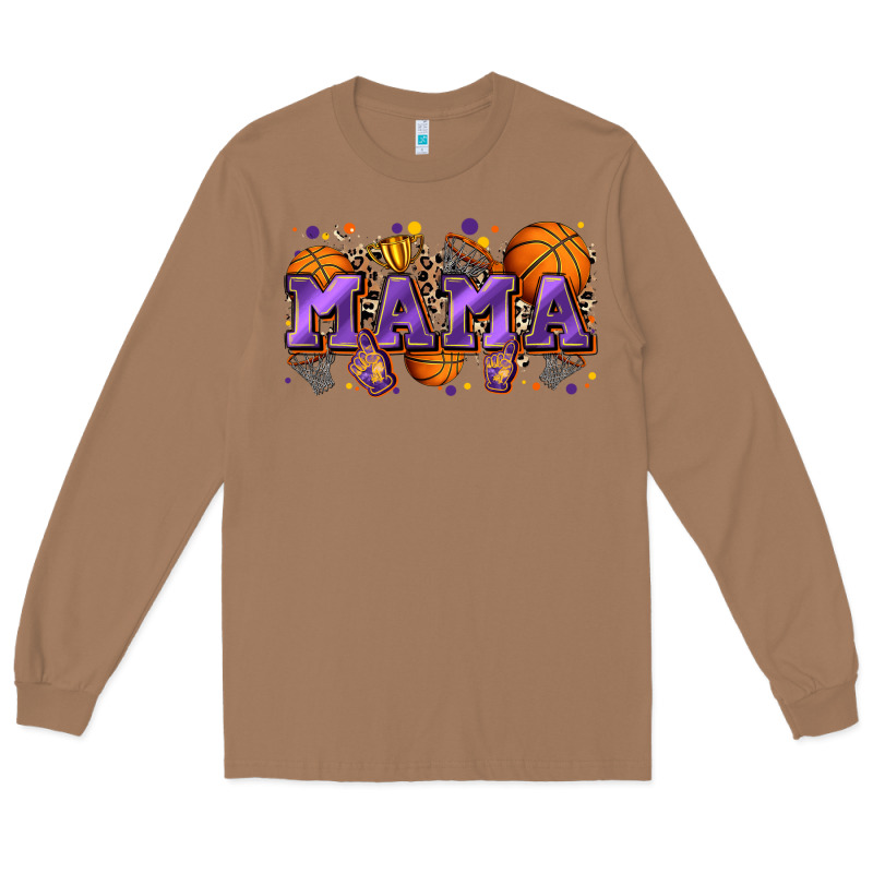 Mama Basketball Long Sleeve Tee by Zillion Design Studio | Teevron