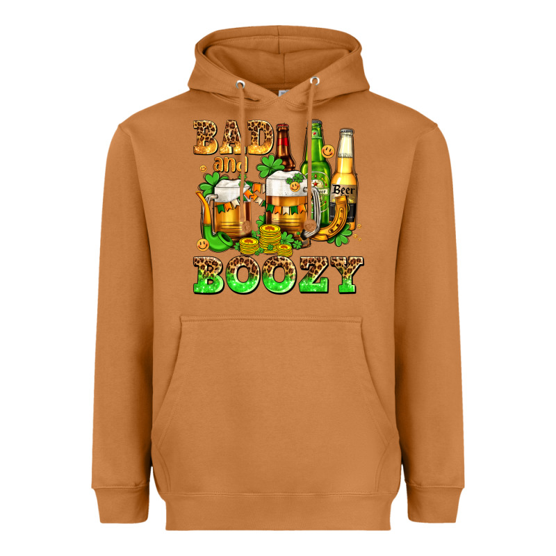 Bad And Boozy With Beer Heavyweight Hoodie by AdoDesignShop | Teevron