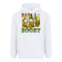 White bad and boozy with beer Heavyweight Hoodie - AdoDesignShop