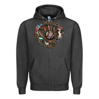 Charcoal Heather autism awareness baseball Zipper Hoodie - SublimationCraftShop