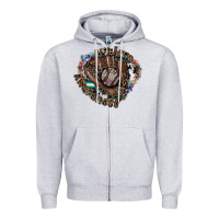 Heather Grey autism awareness baseball Zipper Hoodie - SublimationCraftShop