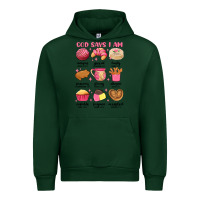 Forest Green god says i am mexican pan dulce Urban Hoodie - MaliasSmallBusiness