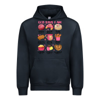Navy god says i am mexican pan dulce Urban Hoodie - MaliasSmallBusiness