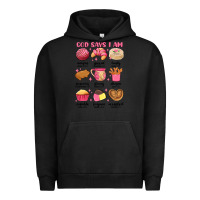 Pigment Black god says i am mexican pan dulce Urban Hoodie - MaliasSmallBusiness