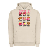 Pigment French Oak god says i am mexican pan dulce Urban Hoodie - MaliasSmallBusiness