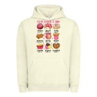 Pigment Pistachio god says i am mexican pan dulce Urban Hoodie - MaliasSmallBusiness