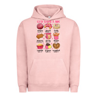 Pigment Salmon god says i am mexican pan dulce Urban Hoodie - MaliasSmallBusiness