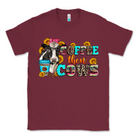 Burgundy coffee then cows Classic Tee - Zillion Design Studio