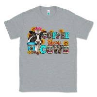 Heather Grey coffee then cows Classic Tee - Zillion Design Studio