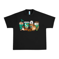 Black dog coffee cups Urban Heavy Tee - texasbilliewilder