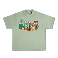 Oil Green dog coffee cups Urban Heavy Tee - texasbilliewilder