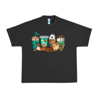 Pigment Black dog coffee cups Urban Heavy Tee - texasbilliewilder
